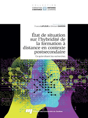 cover image of État de situation sur l'hybridité de la formation à distance en contexte postsecondaire, tome 2